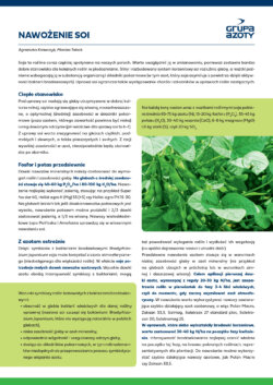 „Nawożenie soi”